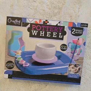 Crafted Pottery Wheel Kids Air-Dry Clay Set